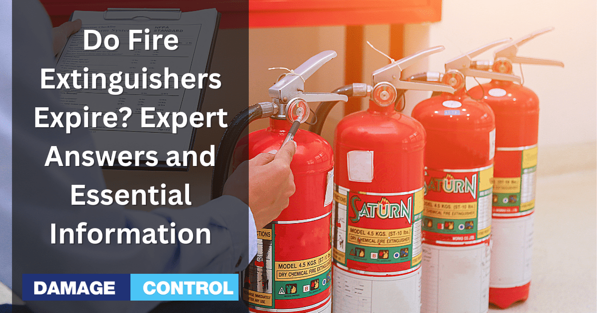 Do Fire Extinguishers Expire? Answers and Essential Information